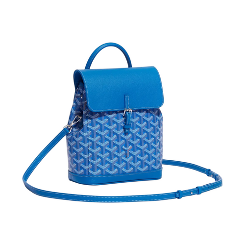 GOYARD ALPIN MINI WOMEN SKY BLUE BACKPACK BAG (Ref GO-BLUE-B-27675)