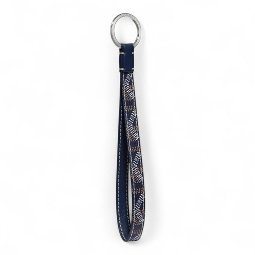 GOYARD SESAME NAVY BLUE KEY RING (Ref GO-BLUE-K-37599)