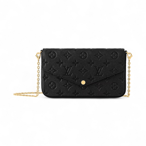 LOUIS VUITTON FÉLICIE POCHETTE MONOGRAM BAG (Ref LO-BLACK-B-33103)