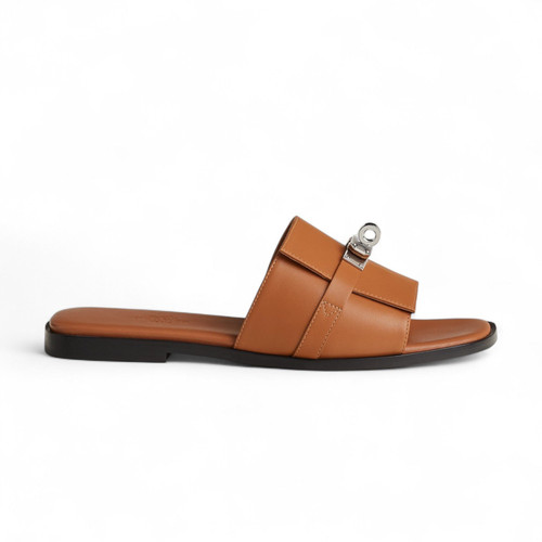 HERMES GIULIA BRONZE WOMEN SANDAL (Ref HE-34BROWN-S-37833)