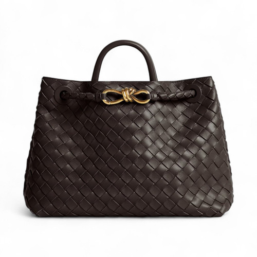 BOTTEGA VENETA MEDIUM ANDIAMO TOP HANDLE WOMEN DARK BROWN BAG (Ref BO-BROWN-S-37891)