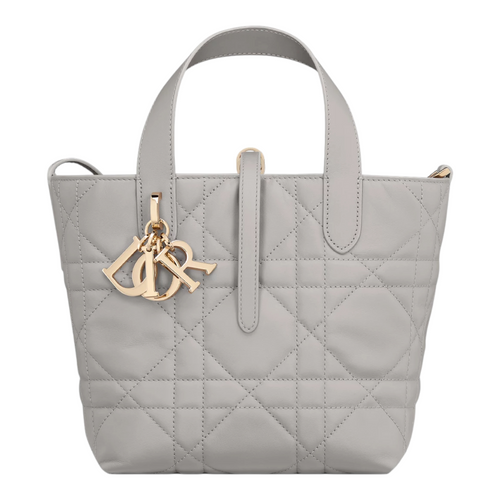 DIOR SMALL TOUJOURS VERTICAL TOTE WITH SHOULDER STRAP GREY BAG (Ref DI-T-37262)
