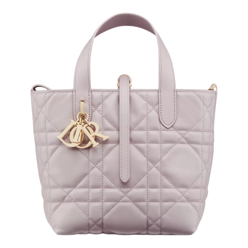 DIOR SMALL TOUJOURS VERTICAL WITH SHOULDER STRAP TOTE PURPLE BAG (Ref DI-T-37263)