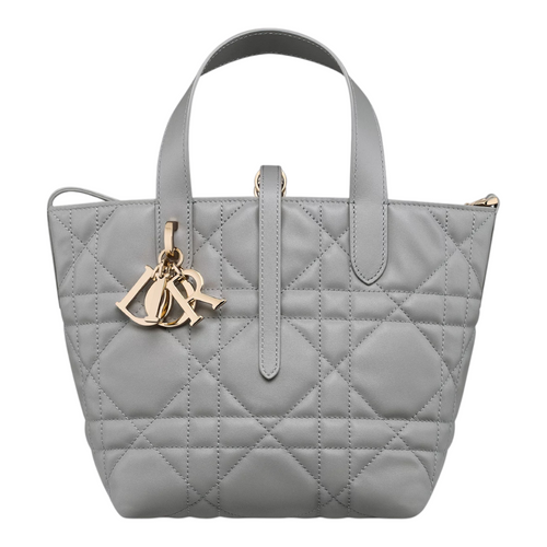 DIOR SMALL TOUJOURS VERTICAL TOTE WITH SHOULDER STRAP GREY BAG (Ref DI-GREY-T-37264)
