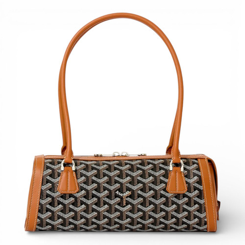 GOYARD BONBONNIÈRE WOMEN BLACK & TAN BAG (Ref GO-H-39937)