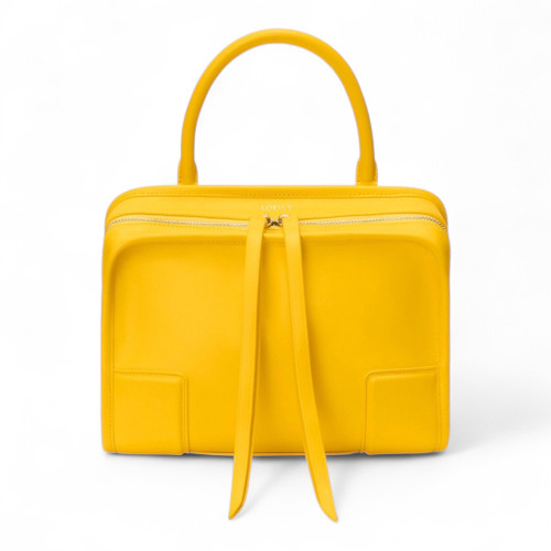 LOEWE SMALL AMAZONA 180 SOFT CALFSKIN WOMEN YELLOW BAG