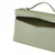 LORO PIANA GRAINED CALFSKIN WOMEN SAGE BRUSH LEAVES EXTRA POCKET L19 (Ref LO-GREEN-B-27471)