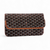 GOYARD SAINTE-MARIE MM BLACK & TAN CLUTCH (Ref GO-BLACK-C-37796)