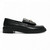 CHANEL LAMBSKIN QUILTED CC TURNLOCK LOAFERS (Ref CH-34BLACK-S-31344)