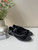 MIU MIU GYMNASIUM THONG WOMEN BLACK BALLERINAS (Ref MI-35BLACK-S-33465)