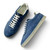 BRUNELLO CUCINELLI SUEDE MEN BLUE LOW TOP SNEAKERS (Ref BR-BLUE39-S-42462)