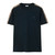 BURBERRY CHECK TRIM MEN NAVY BLUE COTTON T-SHIRT (Ref BU-SNAVY-T-40496)