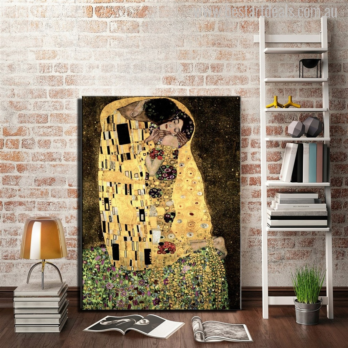 A Kiss Modern Painting Print Study Room Wall Decor