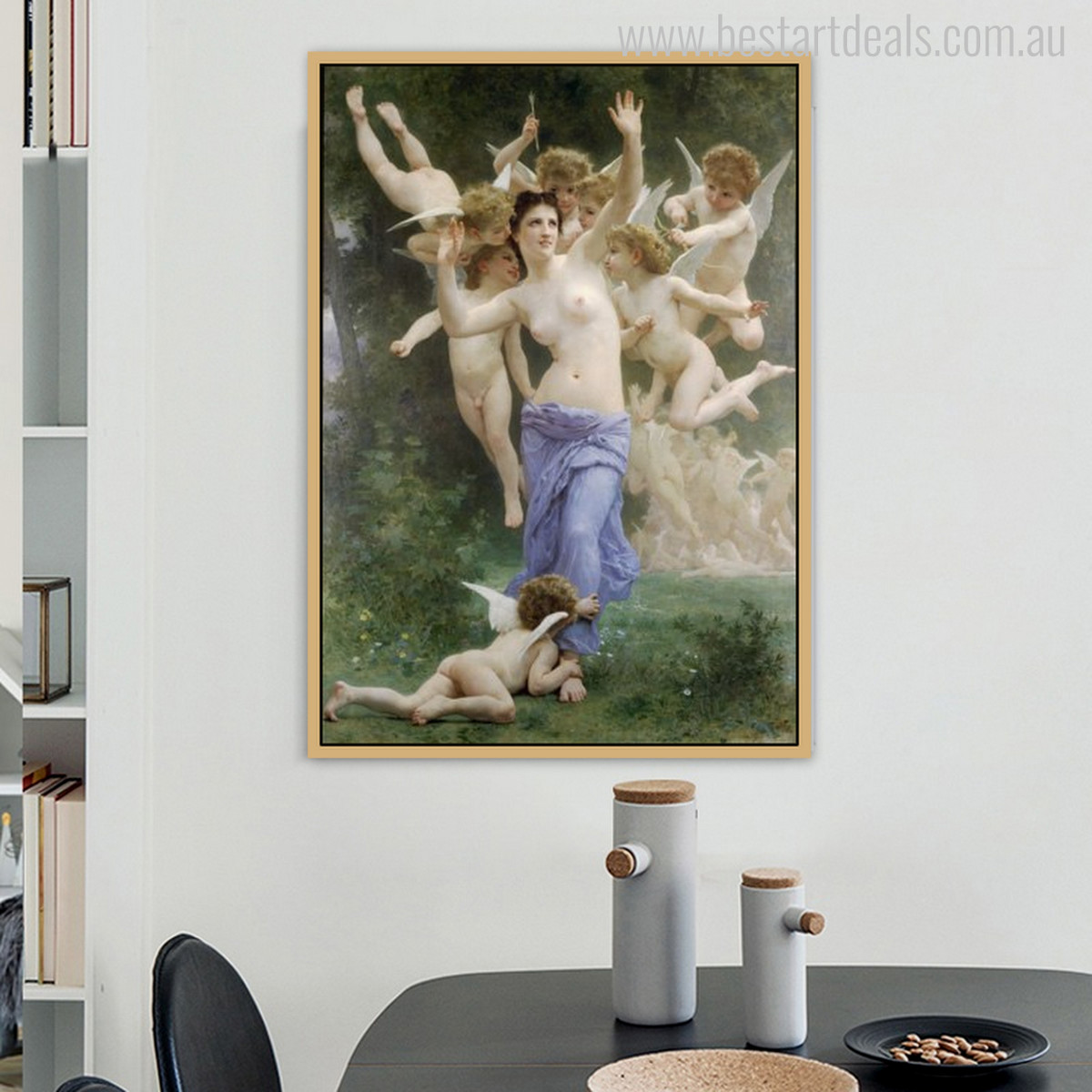 The Song of The Angels Painting Print for Dining Room Wall Art