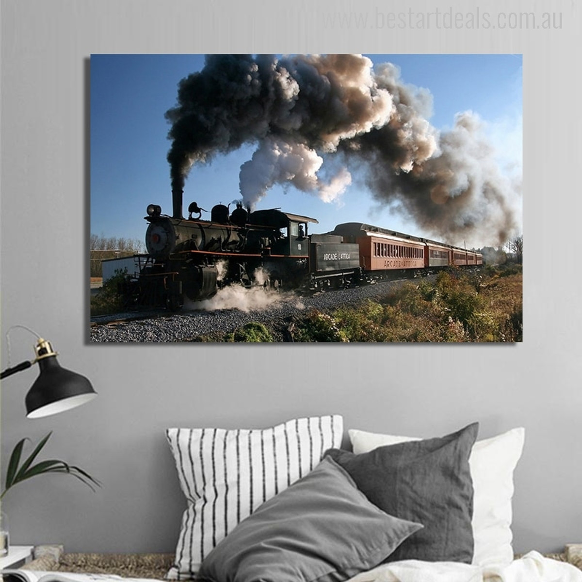 Vapor Locomotive for Picture Print