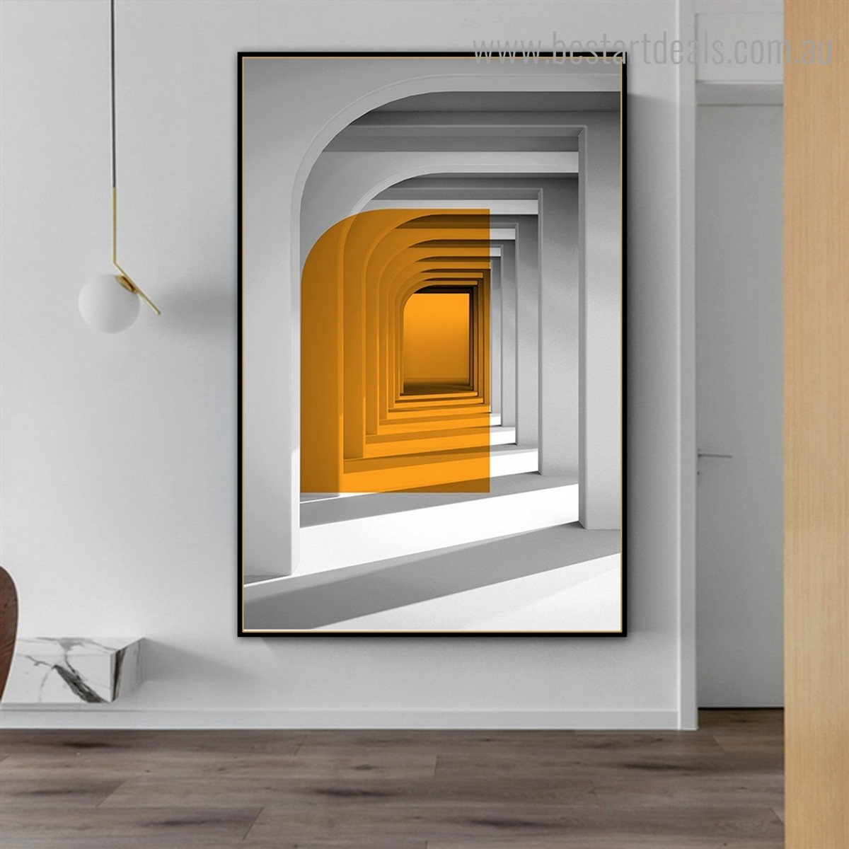 Cave Abstract Contemporary Framed Painting Picture Canvas Print for Room Wall Garniture