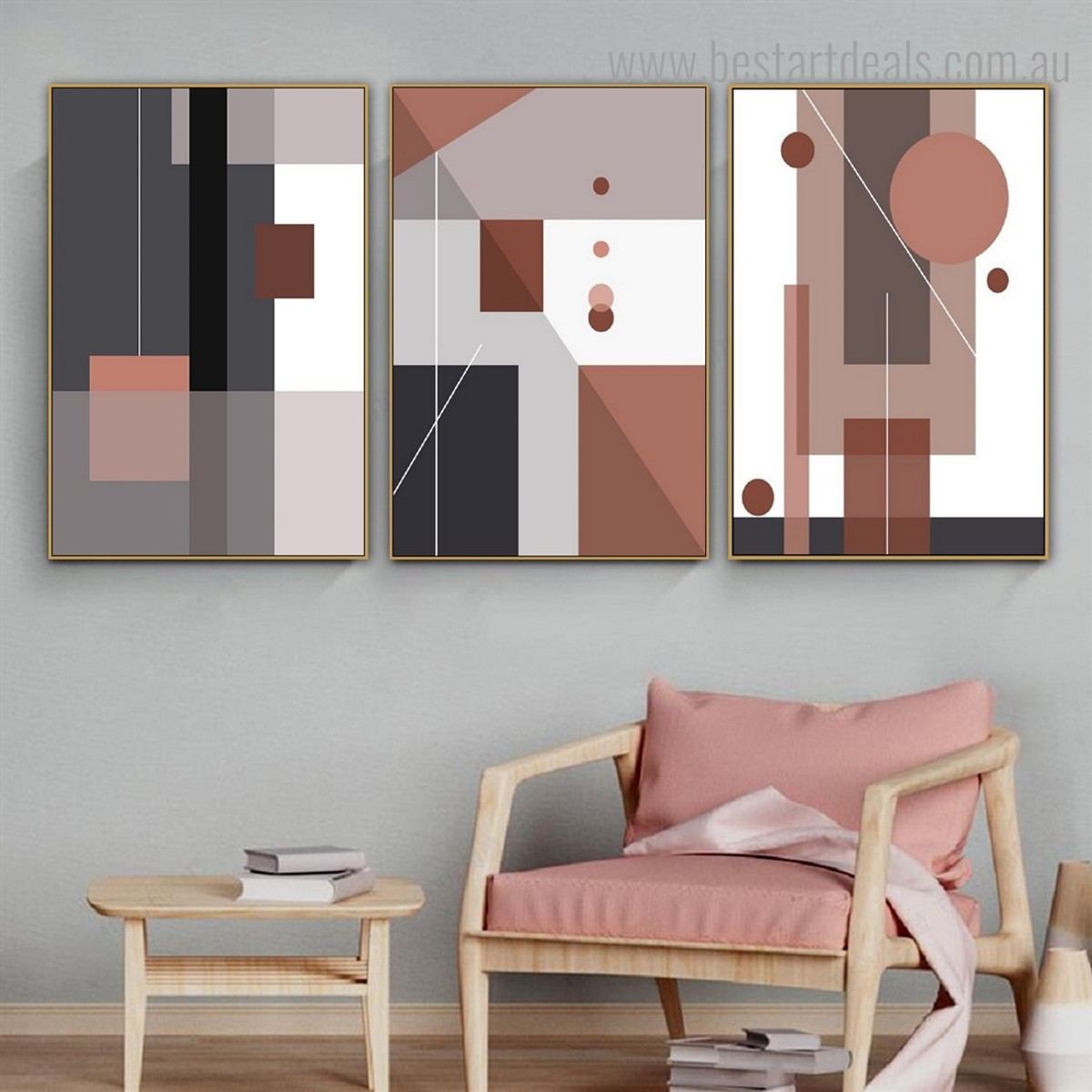 Spheroidal Square Abstract Contemporary Framed Painting Photograph Canvas Print for Room Wall Outfit