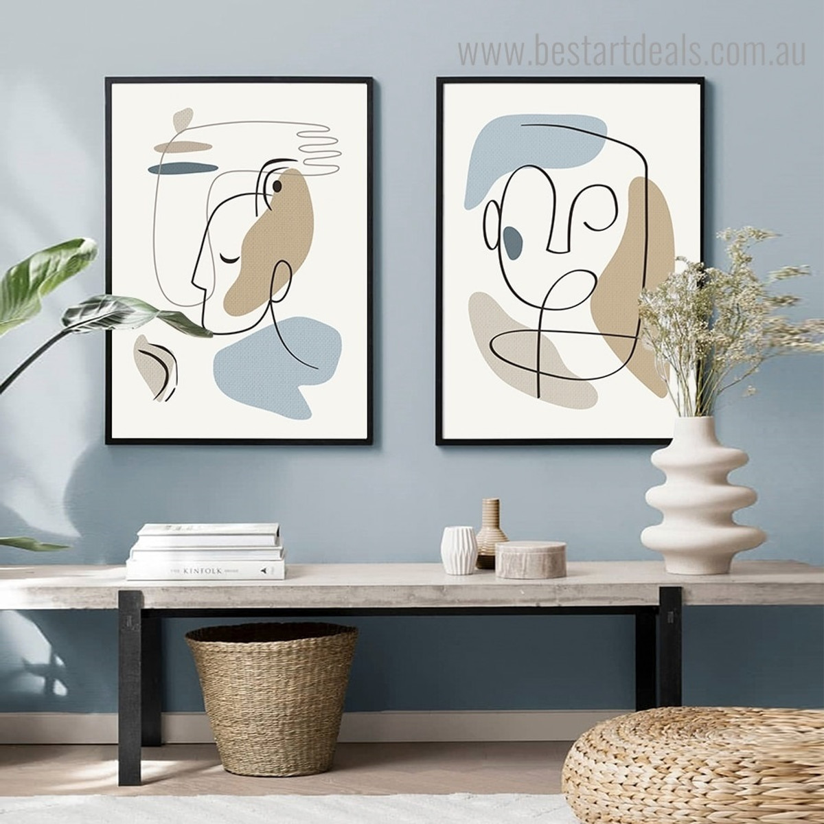 Obverse Abstract Modern Framed Artwork Photograph Canvas Print for Room Wall Moulding