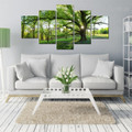 Moor Nature Botanical Contemporary Framed Artwork Picture Canvas Print for Room Wall Decor