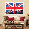 Big Ben England City Contemporary Framed Resemblance Portrait Canvas Print for Room Wall Disposition