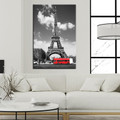 Eiffel Tower in Paris Landscape Paintings Print for Living Room Wall Décor.