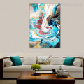 Fusion Abstract Modern Framed Scheme Portrait Canvas Print for Living Room Wall Assortment