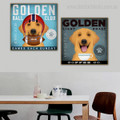 Golden Light Club Animal Typography Contemporary Framed Portraiture Photo Canvas Print for Wall Flourish