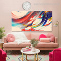 Color Mixer Abstract Contemporary Framed Painting Photo Canvas Print for Wall Outfit