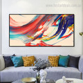 Color Mixer Abstract Contemporary Framed Painting Photo Canvas Print for Room Wall Decor