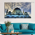 Religious Mosque Modern Framed Portraiture Pic Canvas Print for Room Wall Ornament