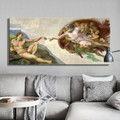 The Sistine Chapel Ceiling Painting Canvas Print for Home Wall Decor