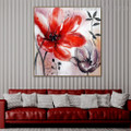 Tulipa Greigii Abstract Floral Modern Framed Painting Photo Canvas Print for Room Wall Getup