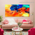 Colorful Clouds Abstract Landscape Modern Framed Artwork Image Canvas Print for Room Wall Outfit