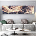 Colored Strokes Large Abstract Modern Framed Painting Pic Canvas Print for Room Wall Finery