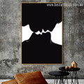 Lover Pair Figure Modern Framed Portraiture Photo Canvas Print for Room Wall Outfit