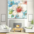 Abstract Poppy Watercolor Flowers Painting Print for Home Wall Art