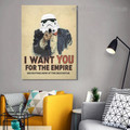 I Want You Quote Modern Framed Artwork Pic Canvas Print for Room Wall Ornament

