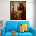 Street Tribe Abstract Figure Framed Painting Picture Canvas Print for Room Wall Garnish