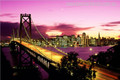 San Francisco Bridge in Evening Picture Print
