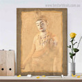 Chinese Buddha Religious Framed Painting Photo Canvas Print for Room Wall Decor