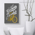 Downhill Quote Abstract Modern Framed Painting Image Canvas Print for Room Wall Ornament