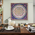 Mandala Abstract Vintage Framed Painting Picture Canvas Print for Room Wall Tracery