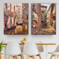 Venice Landscape Cityscape Modern Framed Artwork Image Canvas Print for Room Wall Decor