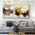 Colorific Blooms Abstract Botanical Framed Painting Pic Canvas Print for Room Wall Flourish