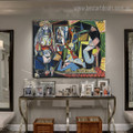 Les Femmes d’Alger Picasso’s Reproduction Framed Artwork Photo Canvas Print for Room Wall Onlay