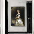 Queen Victoria Franz Xaver Winterhalter Figure Framed Artwork Pic Canvas Print for Room Wall Getup
