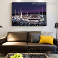Mecca Holy Religious Modern Framed Painting Picture Canvas Print for Room Wall Moulding