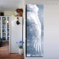 Flying Wing Abstract Modern Framed Smudge Picture Canvas Print for Room Wall Onlay