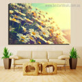 Sunflower Garden Botanical Modern Framed Painting Photo Canvas Print for Room Wall Getup