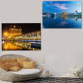 The Harmindar Sahib Religious Modern Framed Artwork Picture Canvas Print for Room Wall Onlay